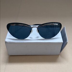 Dior Navy Cat-Eye Sunglasses